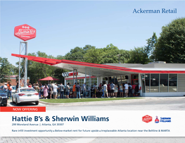 Hattie B's & Sherwin Williams