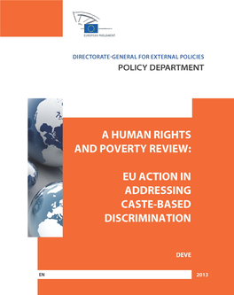 Human Rights and Poverty Review: Eu Action in Addressing Caste-Based Discrimination"