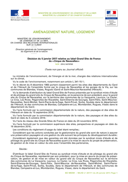 Aménagement Nature, Logement