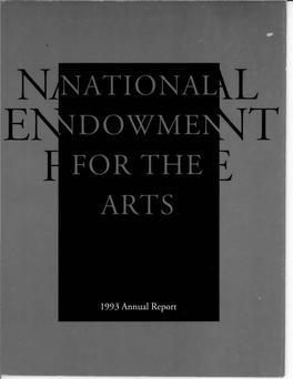 National Endowment for the Arts Annual Report 1993