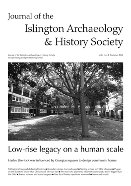 Journal of the Islington Archaeology & History Society