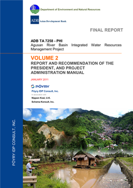 Report and Recommendation of the President, and Project Administration Manual, Vol. 2