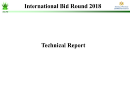 Technical Report International Bid Round 2018