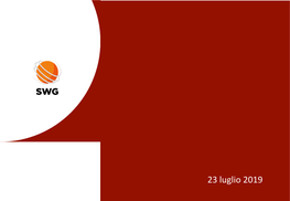 Swg.It Info@Swg.It | Pec: Info@Pec.Swg.It Trieste, Via S