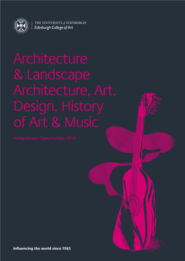 Architecture & Landscape Architecture, Art, Design, History of Art & Music