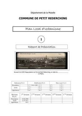 PR-PLU- Rapport Presentation 1