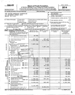 1 Return of Private Foundation