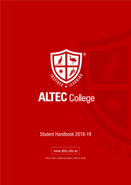 Student Handbook 2018-19