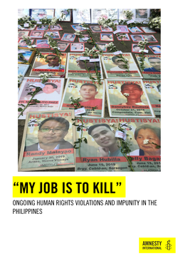 Ongoing Human Rights Violations and Impunity in the Philippines