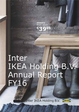 Inter IKEA Holding B.V. Annual Report FY16