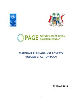 Marshall Plan Against Poverty Volume 1: Action Plan