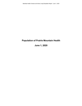Prairie Mountain Health