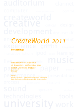 Createworld 2011 Proceedings [PDF]