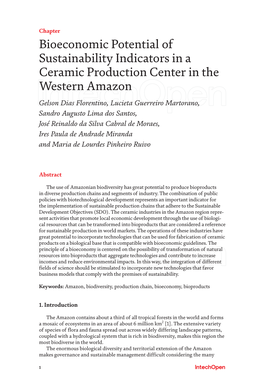 Bioeconomic Potential of Sustainability Indicators in A