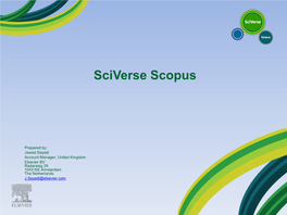 Sciverse Scopus