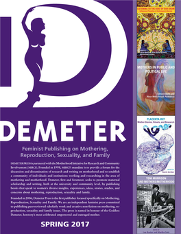 Spring 2017 Demeter Press