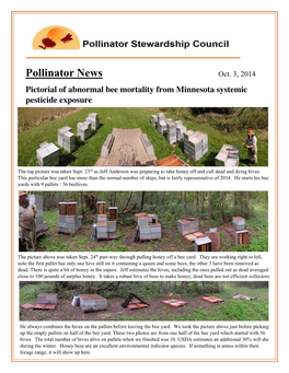 Pollinator News Oct