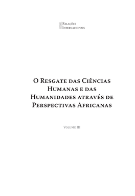 O RESGATE DAS CIENCIAS HUMANAS Vol III 21 09 2016.Indd