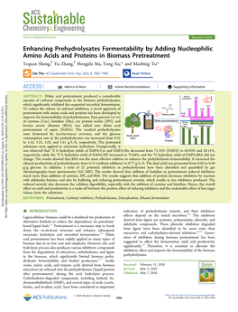 Enhancing Prehydrolysates Fermentability by Adding