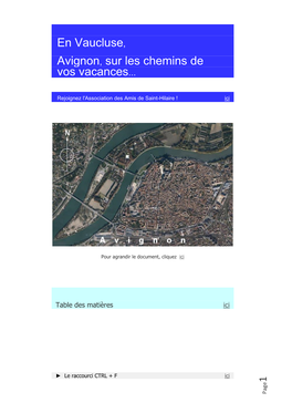 En Vaucluse, Avignon, Sur Les Chemins De Vos Vacances