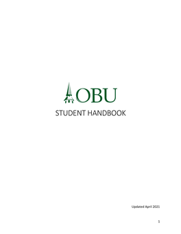 Student Handbook