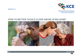 How to Better Tackle Elder Abuse in Belgium?