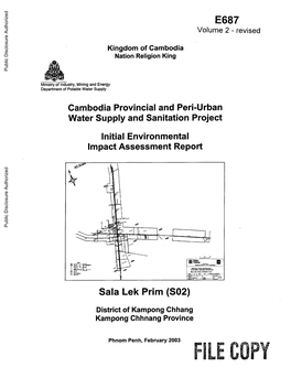 Kingdom of Cambodia Nation Religion King Public Disclosure Authorized