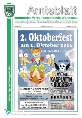 Am 1. Oktober 2016 Carl-Schill-Turnhalle