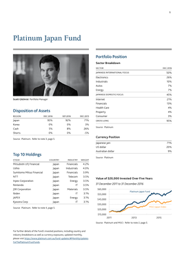 Platinum Japan Fund