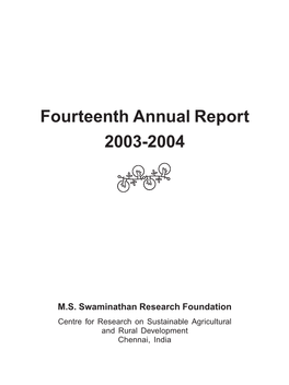Fourteenth Annual Report 2003-2004