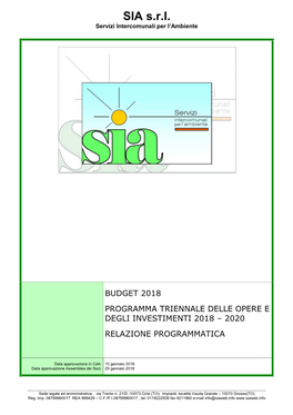 2018.01.25 Relazione