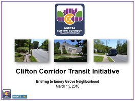 Clifton Corridor Transit Initiative