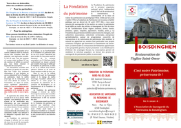 BOISDINGHEM D’Obtenir Des Avantages Fiscaux