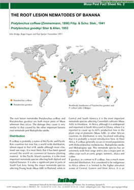 The Root Lesion Nematodes of Banana: Pratylenchus Coffeae, Pratylenchus Goodeyi