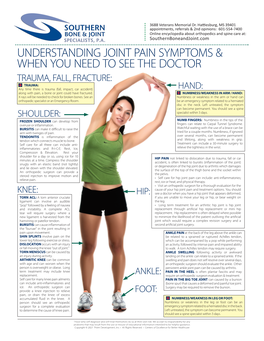 Ortho Symptoms Chart