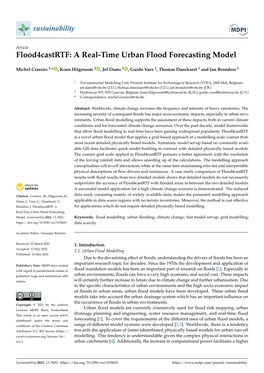 Flood4castrtf: a Real-Time Urban Flood Forecasting Model