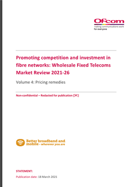 2021 WFTMR Volume 4: Pricing Remedies