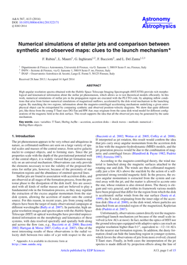 Numerical Simulations of Stellar Jets and Comparison Between Synthetic and Observed Maps: Clues to the Launch Mechanism