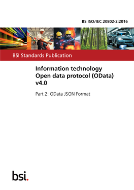 Information Technology — Open Data Protocol (Odata) V4.0