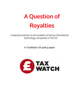 A Question of Royalties