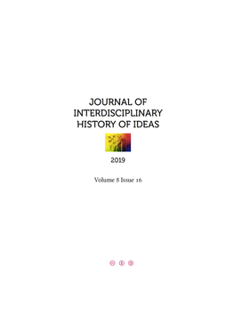 Journal of Interdisciplinary History of Ideas, 16 | 2019 [Online], Online Since 31 December 2019, Connection on 30 July 2020