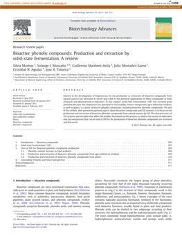 Production and Extraction by Solid-State Fermentation. a Review