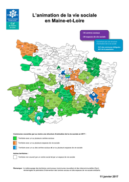 L'animation De La Vie Sociale En Maine-Et-Loir Ee