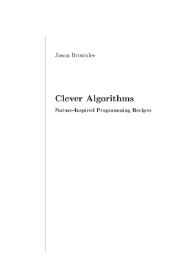 Clever Algorithms Nature-Inspired Programming Recipes Ii