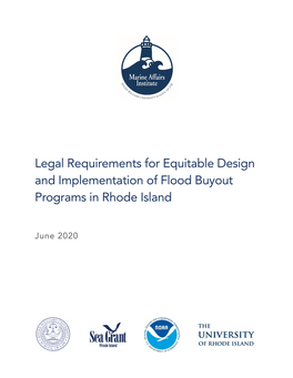 Legal Requirements for Equitable Design and Implementation of Flood Buyout Programs in Rhode Island