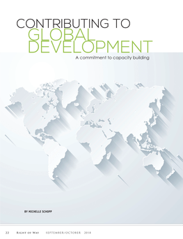 GLOBAL DEVELOPMENT a Commitment to Capacity Building