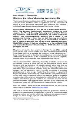 Discover the Role of Chemistry in Everyday Life