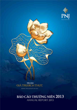 Báo Cáo Thường Niên 2013 Annual Report 2013 Contents