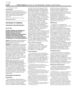 Federal Register/Vol. 84, No. 196/Wednesday, October 9, 2019/Notices