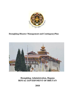 Dzongkhag Administration, Dagana ROYAL GOVERNMENT of BHUTAN 2018